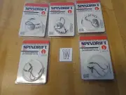 (5) VMC Pro Series 2 Spindrift Rig Hook #1-Brand New SPDR1GL Glow 2.5mm BLD
