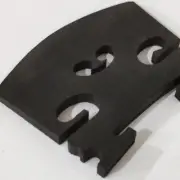 1/2 Violin Ebony Bridge Black String Accessory Great Sound Brazil Ebony Wood