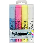 Texta Liquid Chalk Markers Jumbo Assorted 4 Pack