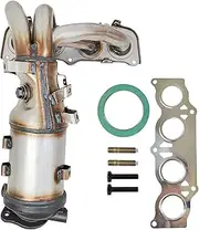 PULCHERFLOW Front Catalytic Converter Fit for 2007 2008 2009 Toyota Camry, 2006 2007 2008 Toyota Solara 2.4L Catalytic Convertor High Performance (EPA Compliant)