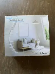 2 pack Smart Home WiFi Light Switch In Wall Wireless KS-602 - New Open Box