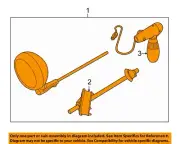 FORD OEM 13-17 Explorer Electrical Electrical Components-Lamp DB5Z15312H (for: Ford)