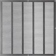 LIRAST 500x500mm Vent Cover Galvanised Steel - 20x20 inch Wall Vent Cover with Insect Mesh - Ceiling Soffit Vents - External Vent Cover - Metal Ventilation Grilles - Air Vent Covers for Walls