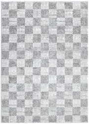 Dorado Grey Checkered Rug