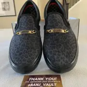 Vans Skate Slip-On Unisex Men's 9 Women's 10.5 Cheetah Black Sneakers Shoes