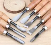 Wood Sculpture Carving Chisel Tool Set DIY Art Craft(8 Pcs)