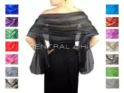 Central Chic Iridescent Wedding Pashmina Wrap Shawl Wedding Brides Bridesmaids