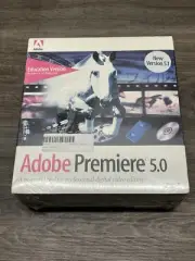 NEW Adobe Premiere 5.0/5.1 Big Box Education Version SEALED Windows 95