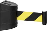 Retractable Barrier Retractable Queue Rope Barrier,Queue Barrier Belt,Magnetic Wall Mount 10 M, for Crowd Control Barriers and Line Dividers