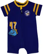 Eels NRL Short Sleeve Baby Romper