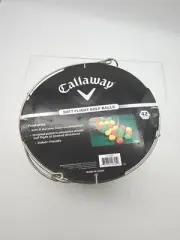 Callaway Soft Foam Practice Golf Balls w/Basket 42ct Assorted Indoor/out Flight