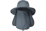 Ape Basics Outdoor UV Sun Protection Wide Brim Fishing Hat