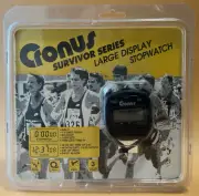 Vintage Rare Cronus Digital Survivor Series Stop Watch W/ Box