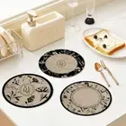 Floral Pattern Placemat Retro Tablemat New Coasters