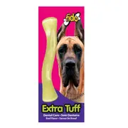 Fido Extra Tuff Bone Dog Dental Chew Toy Beef Mid