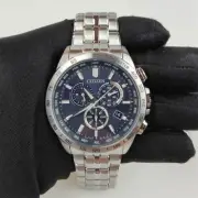 Citizen Promaster eco-drive analog radio wave stainless Watch CB5870-91L
