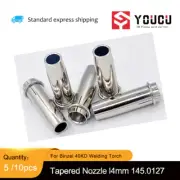5 /10pcs Mig/Mag Welding Torch Tapered Nozzle 14mm 145.0127 For Binze 40KD