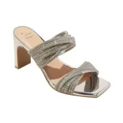 A New Day Womens Tammy Rhinestone Heels 89886493 Silver 8M