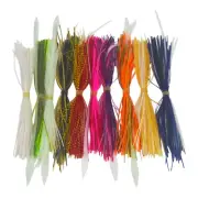 Dekoi Assorted Lure Skirts. 10 pack. Colours selected at random.