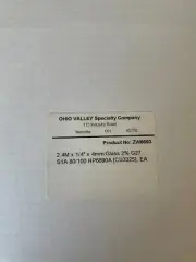 new Ohio packed glass GC Column 2% G27 S1A 80/100 HP6890A 2.4M x 1/4" x4mm ZW66