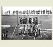Abraham Lincoln Assassins Gallows Hanging PHOTO Execution Assassination Plot