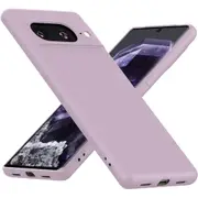 MCC Google Pixel 8a 5G Soft Liquid Silicone Shockproof Case Cover [Light Purple]