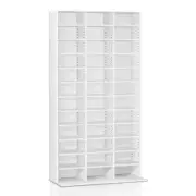 Bookshelf CD Storage Rack - BERT White