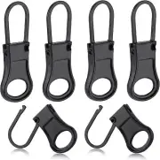 6pcs Replacement Zipper Pull Detachable Zipper Pull Tabs Metal Zipper Pull