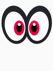 Mario Odyssey Cappy Eyes Iron On Transfer For Light Or Dark Colors