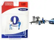 Tim and Larry Mechanics Set of 2 Figurines for 1/43 Scale Models