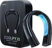 Stay Cool Anywhere: Bladeless Personal Neck Fan with 28 Hr Battery & App Control