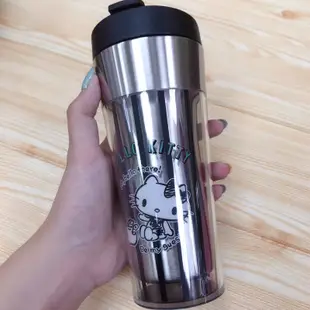 正版授權 韓國 三麗鷗 HELLO KITTY 凱蒂貓 不鏽鋼隨手杯 不鏽鋼杯 隨手杯 水瓶 水杯 杯子 400ml