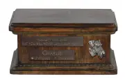Airedale Terrier small urn with a dog's likeness Art-Dog