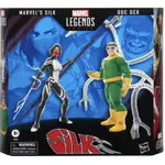 HASBRO 漫威 LEGENDS傳奇系列 60週年八爪博士＆蛛絲雙人包SILK & DOCOCKF34625S01