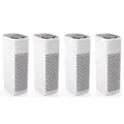 4 Pack Air Purifiers Cleaner For Home Large Room H13 True HEPA Washable Filter