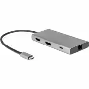 Rocstor Y10P029S1 Dual Display Portable Dock Multiport Adapter