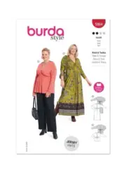 Burda 5868 Misses Dress & Tunic Sewing Pattern 18-28