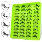 Natural Manga Lashes Wispy Soft Cross False Eyelashes Eyelash Extension