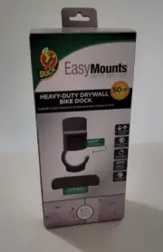 Duck EasyMounts Garage Bike Dock, 2.9 in. x 5.5 in. x 11.9 in. Holds up to 50lbs