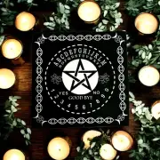 Amazing Pendulum Mat Ouija Board Pentacle Altar Cloth Pagan Wicca Ouija square