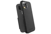 EFM Monaco Case Armour w ELeather D3O 5G For iPhone 14 Pro Black Space Grey