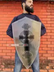 Medieval Cross Shield |Templar Knight Shield Crusader