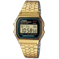 在飛比找博客來優惠-【CASIO】 城市經典超薄數位錶-黑面(A-159WGEA