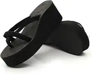 [COLLBATH] Size 41 Women's High Heel Platform Sandals Wedge Beach Slippers Stylish and Comfortable