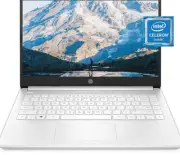 HP 14 Laptop, Intel Celeron N4020, 4 GB RAM, 64 GB Storage, 14-inch Micro-edge H