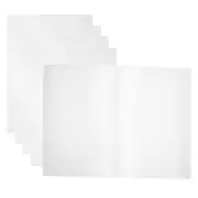 5pcs transparent books Book Waterproof Book Textbook Adhesive Plastic