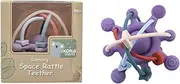 Koala Dream -CA3019B Silicone Sensory Space Rattle TEETHER Purple: Clutch Sensory Teether for Babies