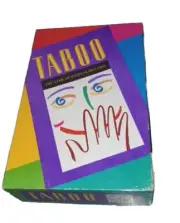 Vtg 1989 Taboo Board Game Of Unspeakable Fun Milton Bradley Complete