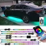 For Kia Optima 6RGB Dreamcolor Chasing Underglow Music Bluetooth Car Strip Light