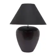 CAFE LIGHTING Picasso Table Lamp - Black with Black Shade